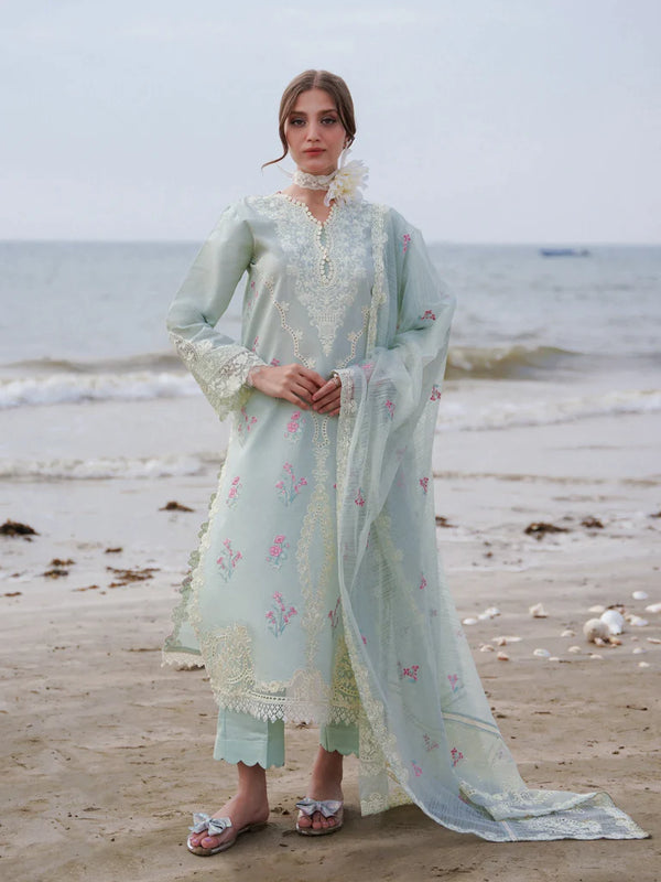 Aabyaan | Saagar Luxury Lawn  24 | LINA (AF-08) - Hoorain Designer Wear - Pakistani Ladies Branded Stitched Clothes in United Kingdom, United states, CA and Australia