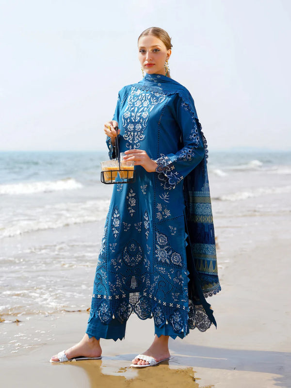 Aabyaan | Saagar Luxury Lawn 24 | ZEENA (AF-12) - Hoorain Designer Wear - Pakistani Ladies Branded Stitched Clothes in United Kingdom, United states, CA and Australia