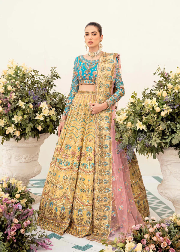 Akbar Aslam | Orphic Bridals | COLONIAL - Hoorain Designer Wear - Pakistani Ladies Branded Stitched Clothes in United Kingdom, United states, CA and Australia