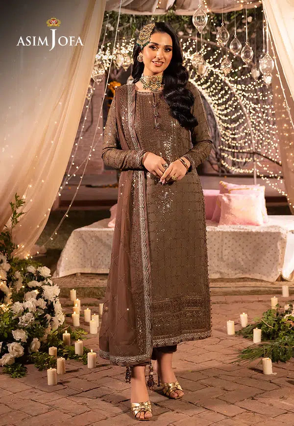 Asim Jofa | Dastaan Collection 24 | AJDA-05 - Hoorain Designer Wear - Pakistani Ladies Branded Stitched Clothes in United Kingdom, United states, CA and Australia