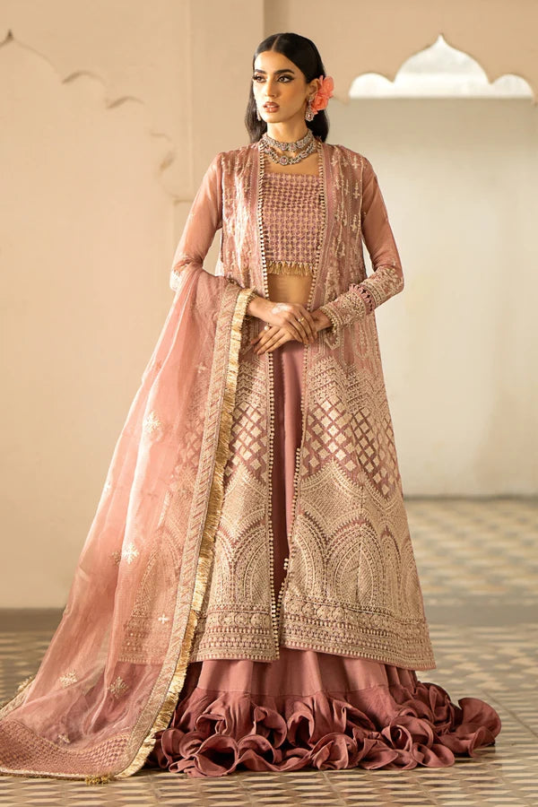 Ittehad | Dilruba Wedding Formals | ESDR74-SUT-TPN - Hoorain Designer Wear - Pakistani Ladies Branded Stitched Clothes in United Kingdom, United states, CA and Australia