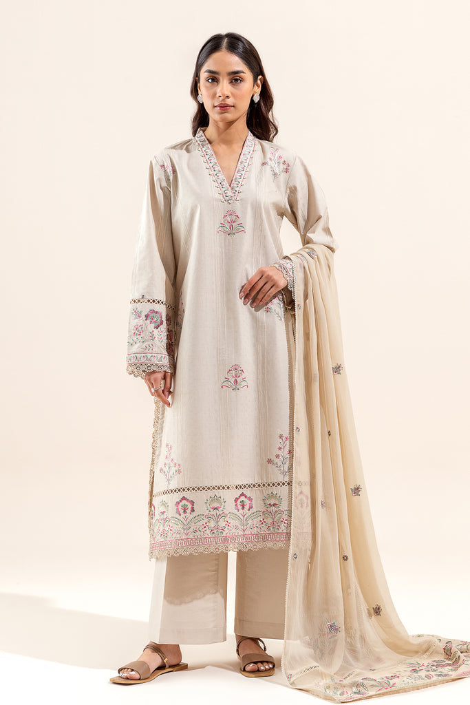 Beech Tree| Embroidered Lawn 24 | P-02 - Hoorain Designer Wear - Pakistani Ladies Branded Stitched Clothes in United Kingdom, United states, CA and Australia