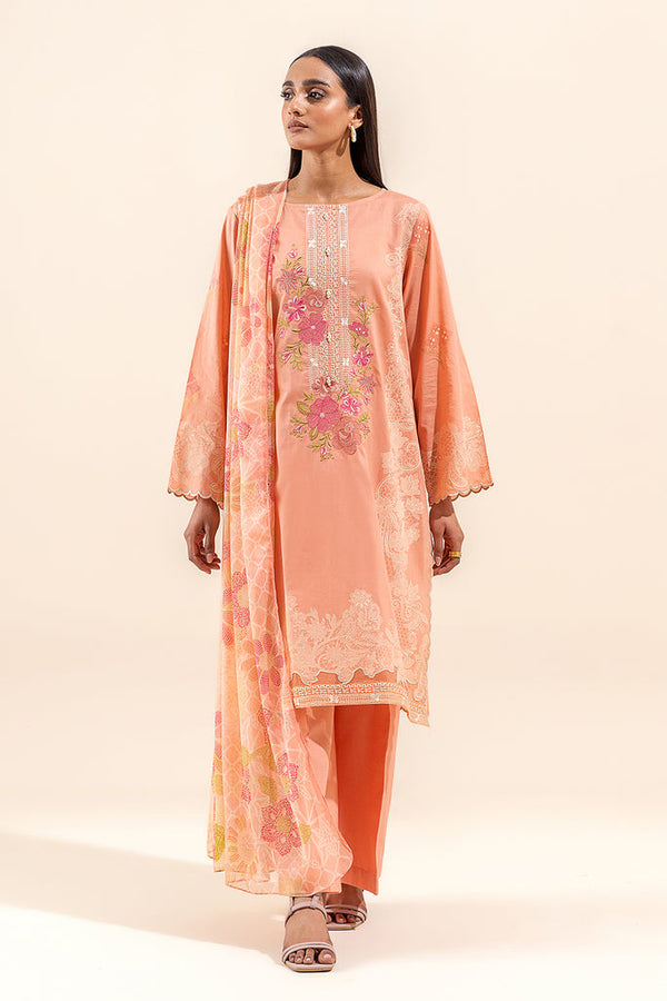 Beech Tree| Embroidered Lawn 24 | P-25 - Hoorain Designer Wear - Pakistani Ladies Branded Stitched Clothes in United Kingdom, United states, CA and Australia
