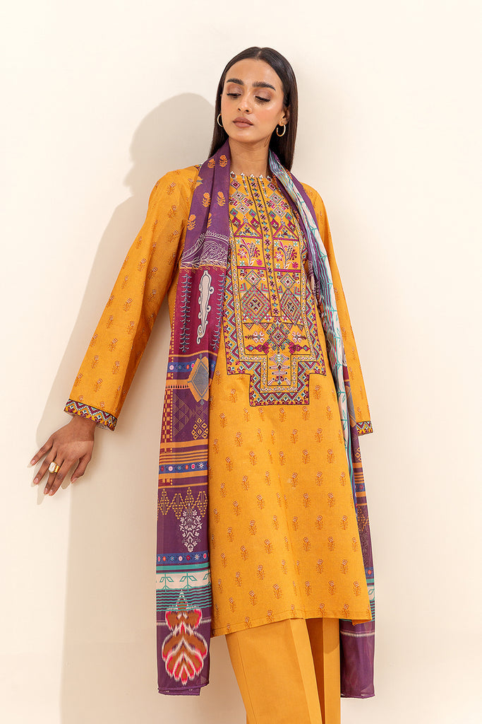 Beech Tree| Embroidered Lawn 24 | P-07 - Hoorain Designer Wear - Pakistani Ladies Branded Stitched Clothes in United Kingdom, United states, CA and Australia