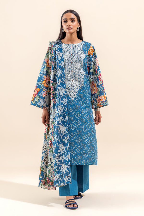 Beech Tree| Embroidered Lawn 24 | P-24 - Hoorain Designer Wear - Pakistani Ladies Branded Stitched Clothes in United Kingdom, United states, CA and Australia