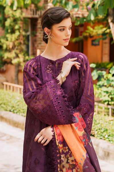 Baroque | Swiss Lawn 24 | SL12-D04 - Hoorain Designer Wear - Pakistani Ladies Branded Stitched Clothes in United Kingdom, United states, CA and Australia