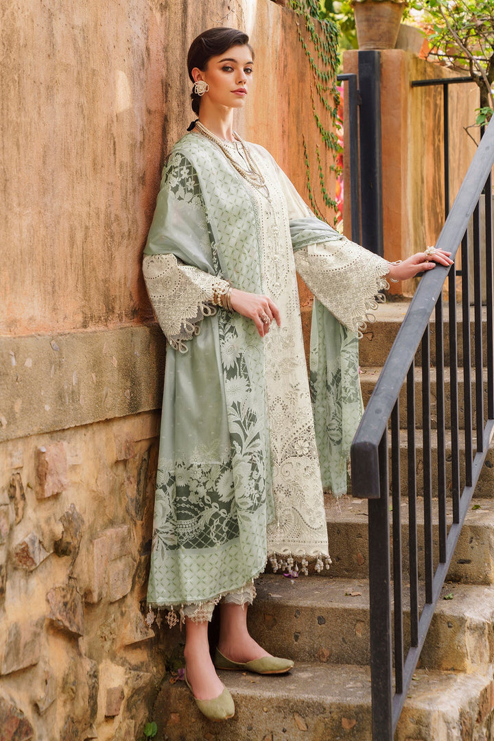Baroque | Swiss Lawn 24 | SL12-D01 - Hoorain Designer Wear - Pakistani Ladies Branded Stitched Clothes in United Kingdom, United states, CA and Australia