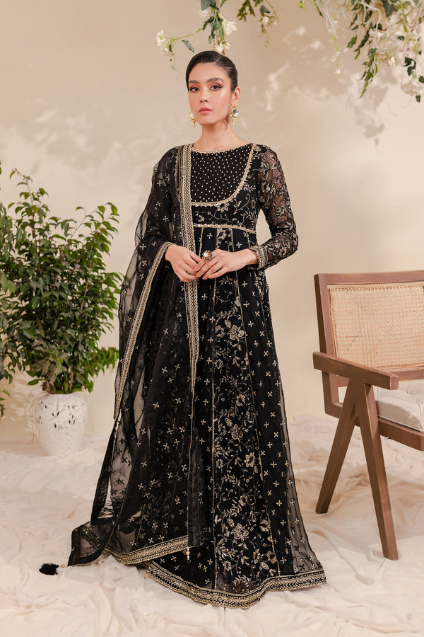 Batik | Desire Formal Dresses | Black Frock - Hoorain Designer Wear - Pakistani Ladies Branded Stitched Clothes in United Kingdom, United states, CA and Australia