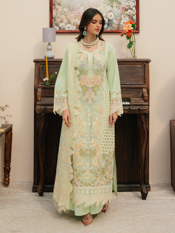 Mahnur | Allenura Luxury Lawn 24 | CAROLINE - Hoorain Designer Wear - Pakistani Ladies Branded Stitched Clothes in United Kingdom, United states, CA and Australia
