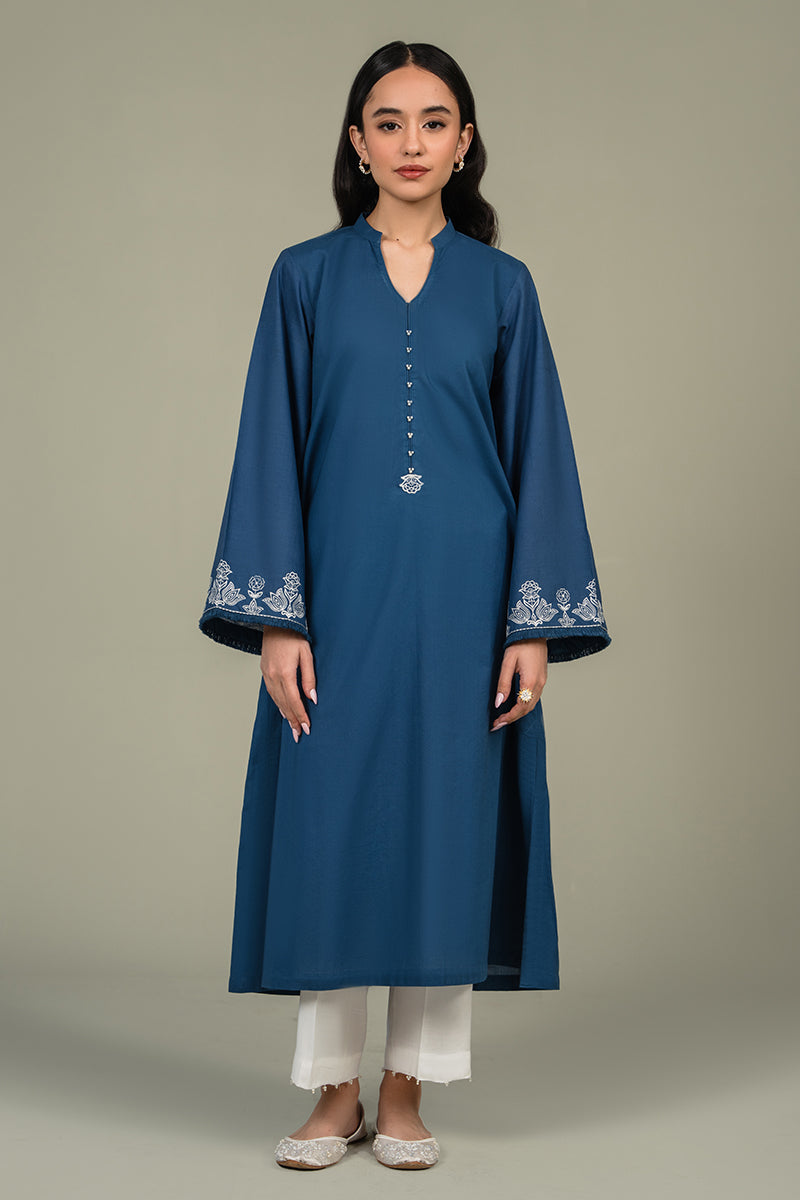 Cross Stitch | Eid Collection | PEARL BLUE Hoorain Designer Wear Cross Stitch | Eid Collection | PEARL BLUE Hoorain Designer Wear