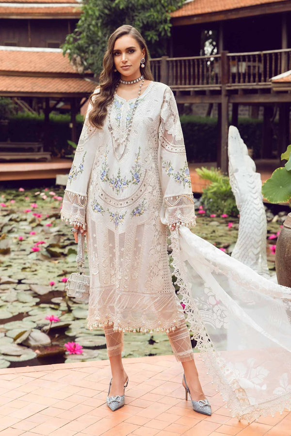 Maria B | Eid Lawn Collection |  04 - Hoorain Designer Wear - Pakistani Ladies Branded Stitched Clothes in United Kingdom, United states, CA and Australia