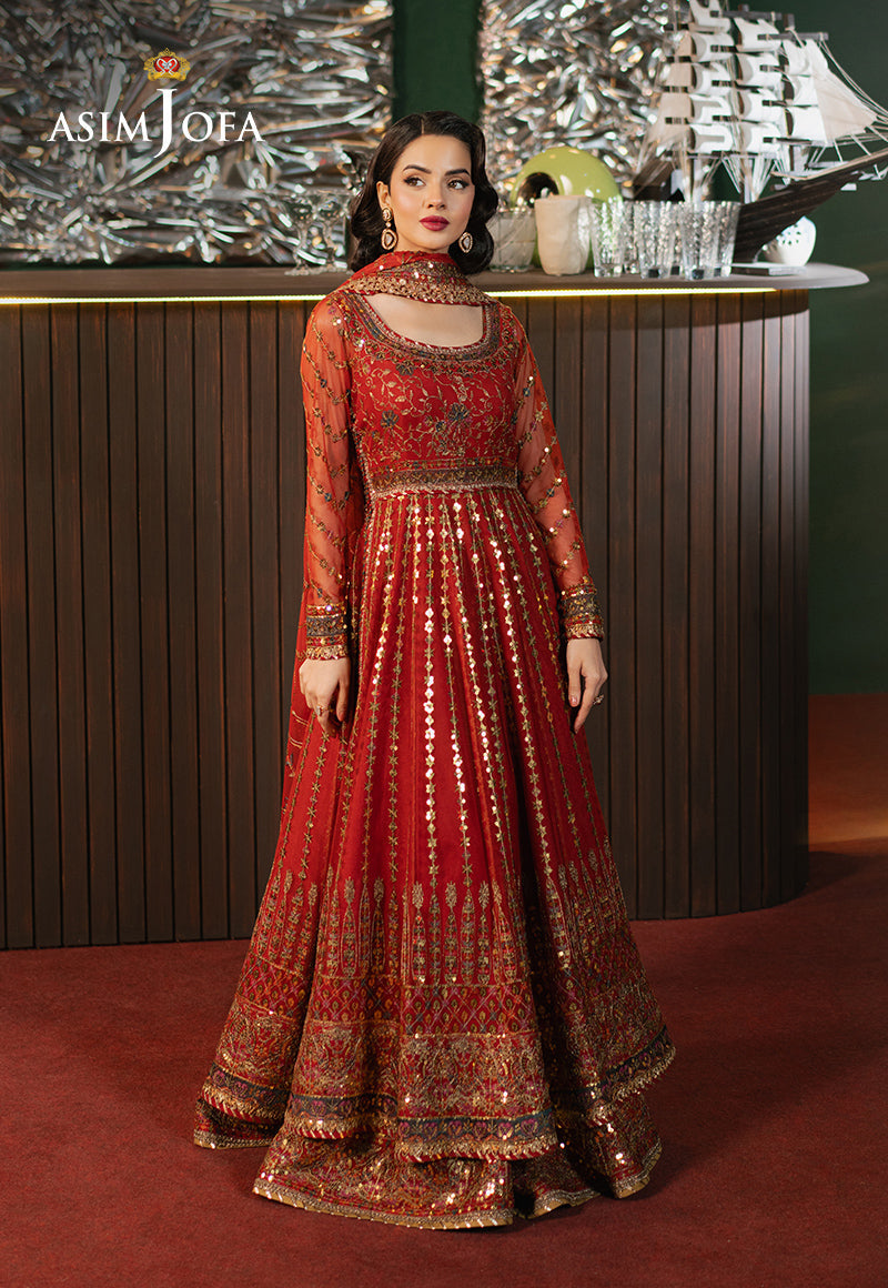 open lace back dress Asim Jofa | Festive Collection 25 | AJLF-05 main image 0