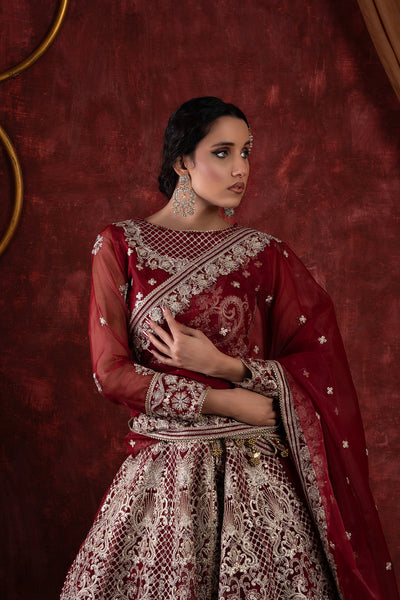 House of Nawab | Luxury Formals | ROWAN-A - Hoorain Designer Wear - Pakistani Ladies Branded Stitched Clothes in United Kingdom, United states, CA and Australia