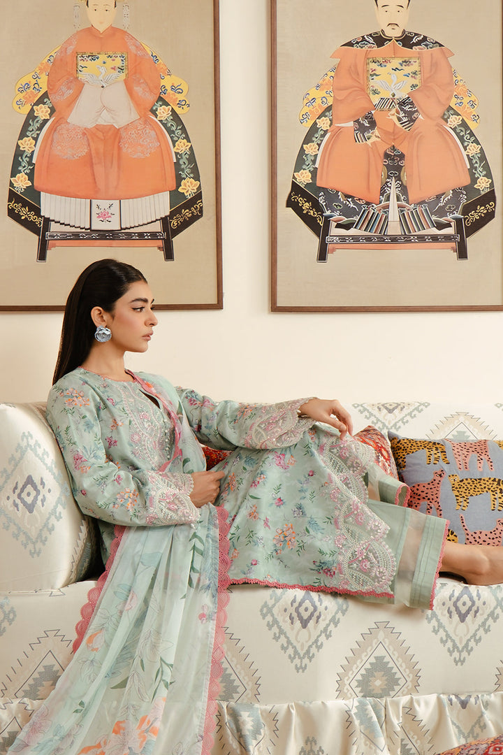 Afrozeh | Malina Lawn Collection| Aruna - Hoorain Designer Wear - Pakistani Ladies Branded Stitched Clothes in United Kingdom, United states, CA and Australia
