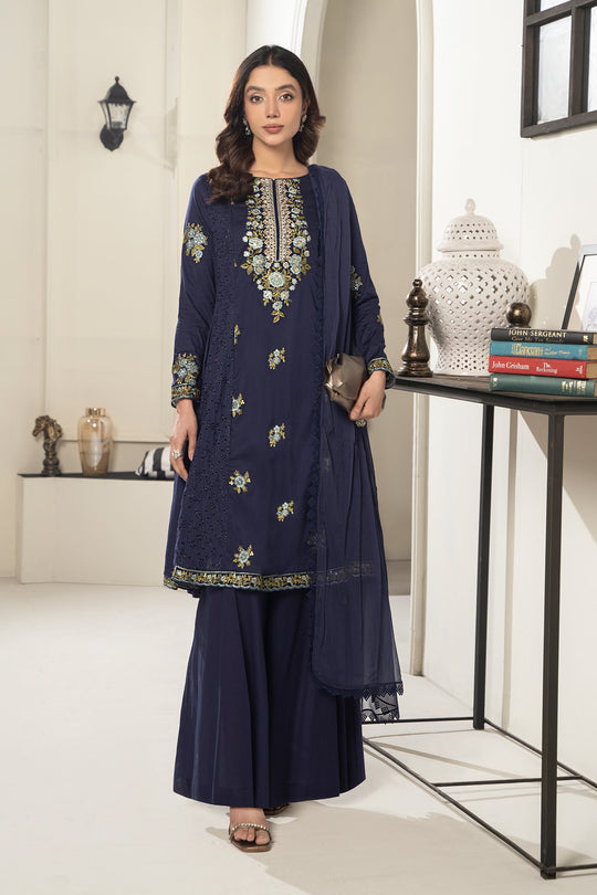 Maria B | Casual Pret 2024 | DW-EF24-08 - Hoorain Designer Wear - Pakistani Ladies Branded Stitched Clothes in United Kingdom, United states, CA and Australia
