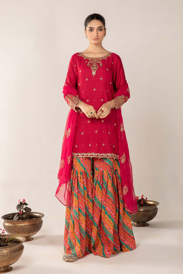 Maria B | Casual Pret 2024 | DW-EF24-119 - Hoorain Designer Wear - Pakistani Ladies Branded Stitched Clothes in United Kingdom, United states, CA and Australia