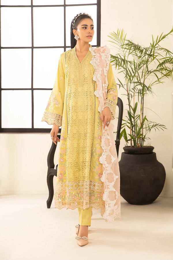 Maria B | Casual Pret 2024 | DW-EF24-33A - Hoorain Designer Wear - Pakistani Ladies Branded Stitched Clothes in United Kingdom, United states, CA and Australia