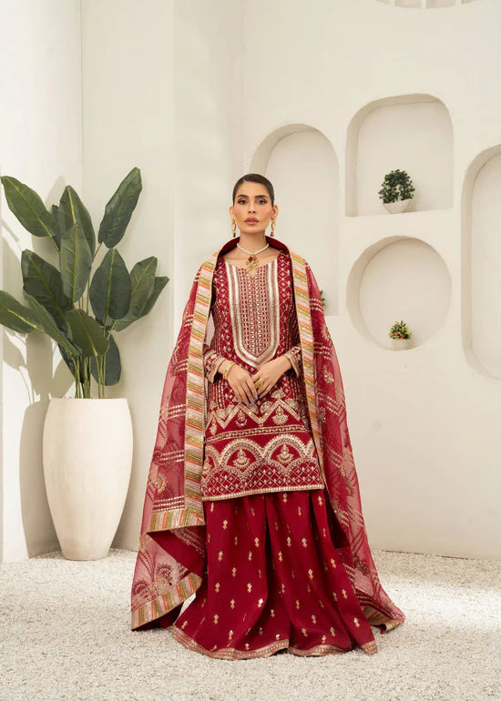 Daud Abbas | Shehnai Festive Formals 24 | Maahru - Hoorain Designer Wear - Pakistani Ladies Branded Stitched Clothes in United Kingdom, United states, CA and Australia