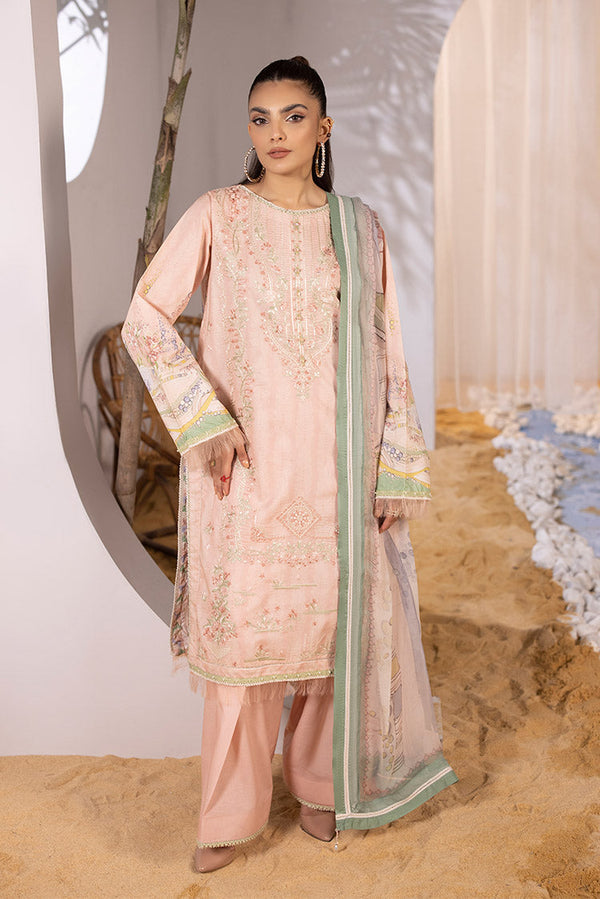 Ellena | Luxury Embroidered Collection|  P-01 - Hoorain Designer Wear - Pakistani Ladies Branded Stitched Clothes in United Kingdom, United states, CA and Australia