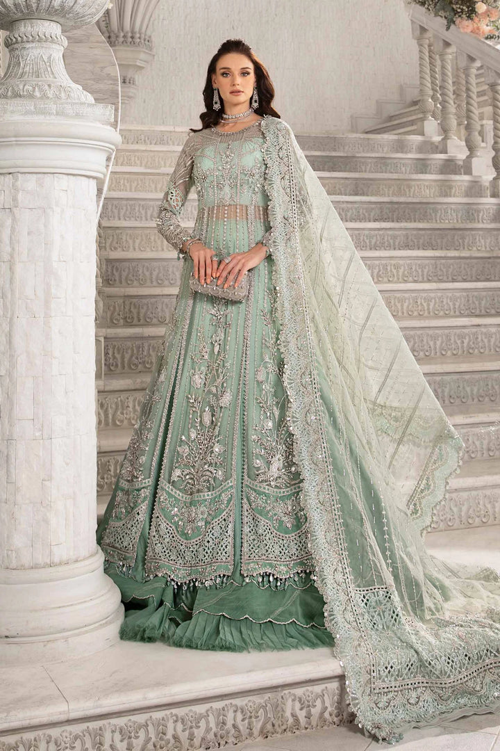 Maria B | Mbroidered Fabrics 2024 | BD-2803 - Hoorain Designer Wear - Pakistani Ladies Branded Stitched Clothes in United Kingdom, United states, CA and Australia