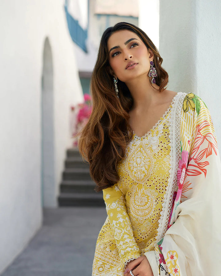 Faiza Saqlain | Liliana Luxury Lawn 24 | Talin - Hoorain Designer Wear - Pakistani Ladies Branded Stitched Clothes in United Kingdom, United states, CA and Australia