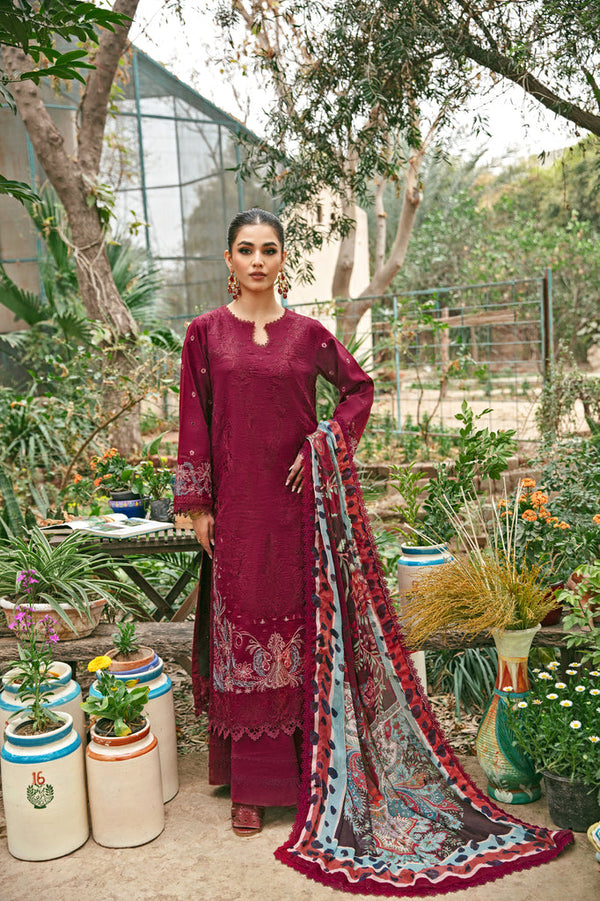 Florent | Luxury Lawn 24 | FFL-1B - Hoorain Designer Wear - Pakistani Ladies Branded Stitched Clothes in United Kingdom, United states, CA and Australia