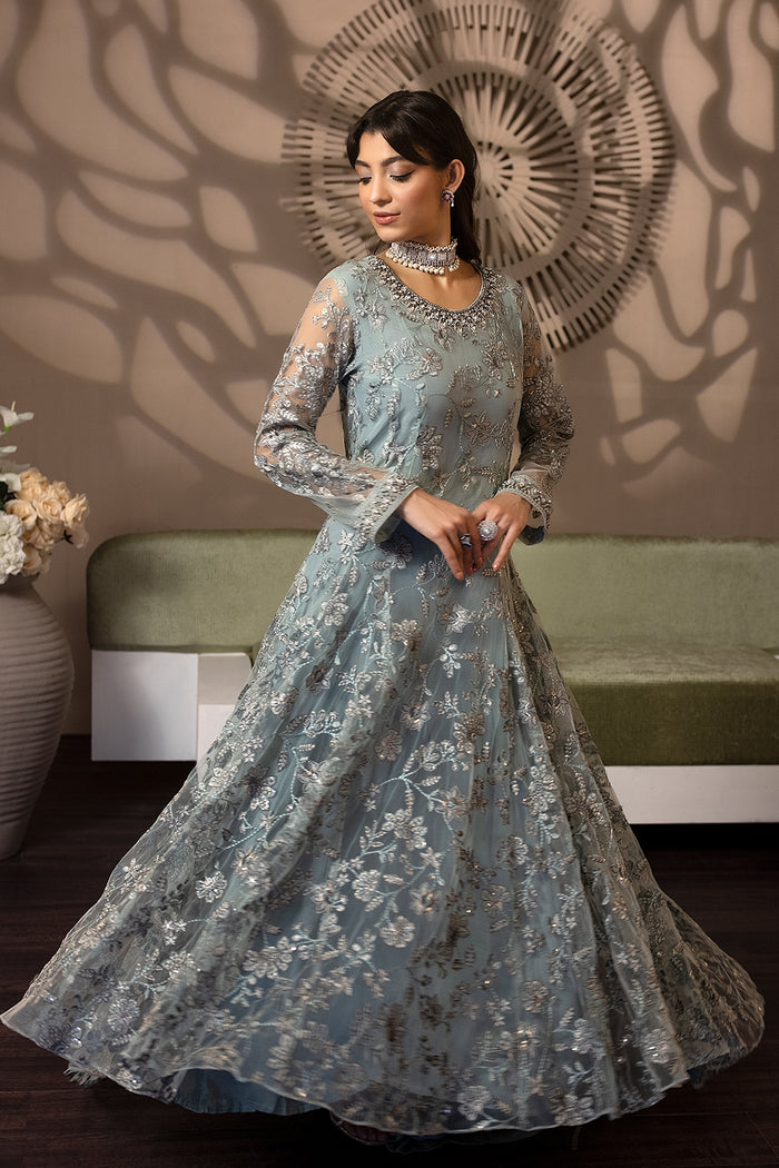 Flossie | Avalanche Formals | WINTER MINT (A) - Hoorain Designer Wear - Pakistani Ladies Branded Stitched Clothes in United Kingdom, United states, CA and Australia