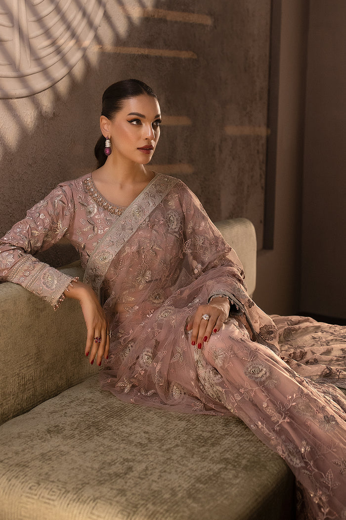 Flossie | Avalanche Formals | BLUSH FROST (B) - Hoorain Designer Wear - Pakistani Ladies Branded Stitched Clothes in United Kingdom, United states, CA and Australia