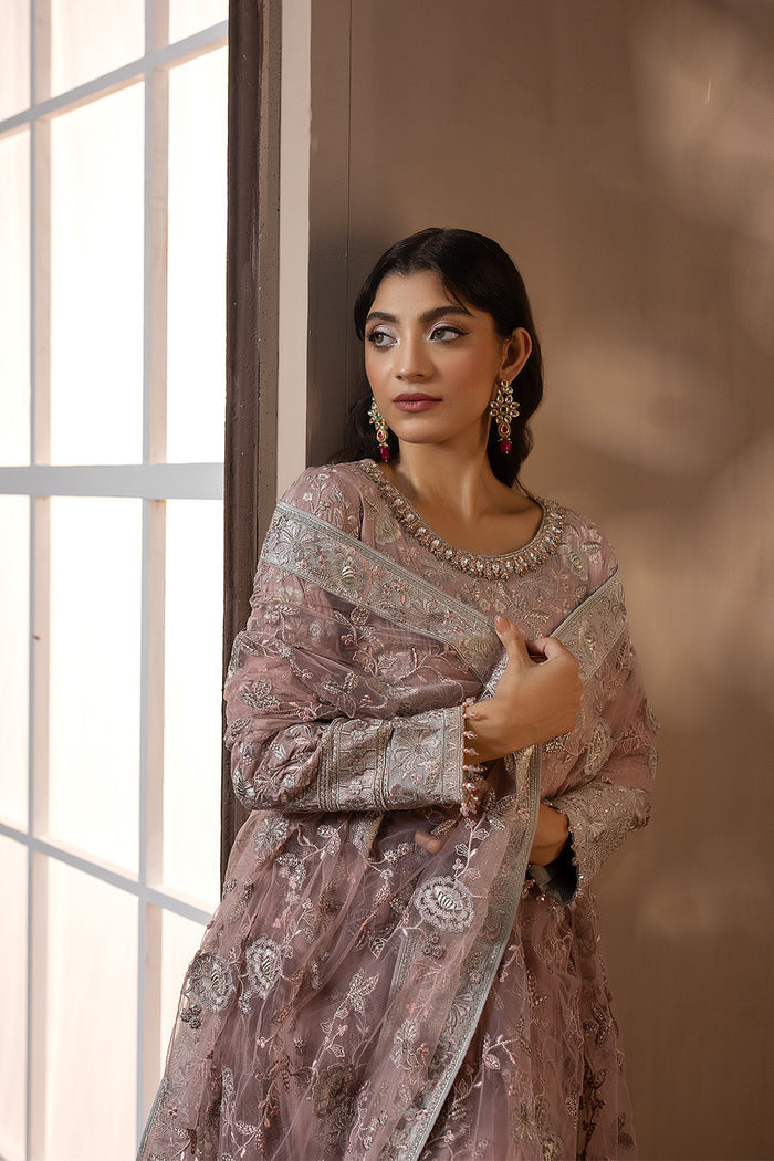 Flossie | Avalanche Formals | BLUSH FROST (A) - Hoorain Designer Wear - Pakistani Ladies Branded Stitched Clothes in United Kingdom, United states, CA and Australia