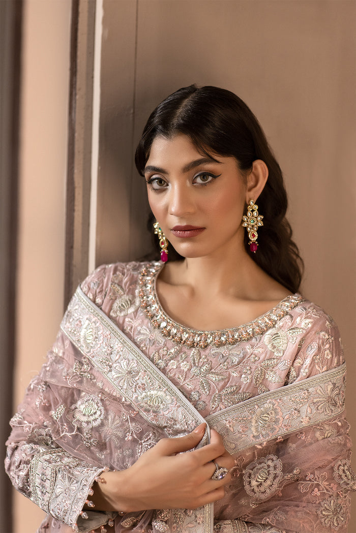 Flossie | Avalanche Formals | BLUSH FROST (A) - Hoorain Designer Wear - Pakistani Ladies Branded Stitched Clothes in United Kingdom, United states, CA and Australia