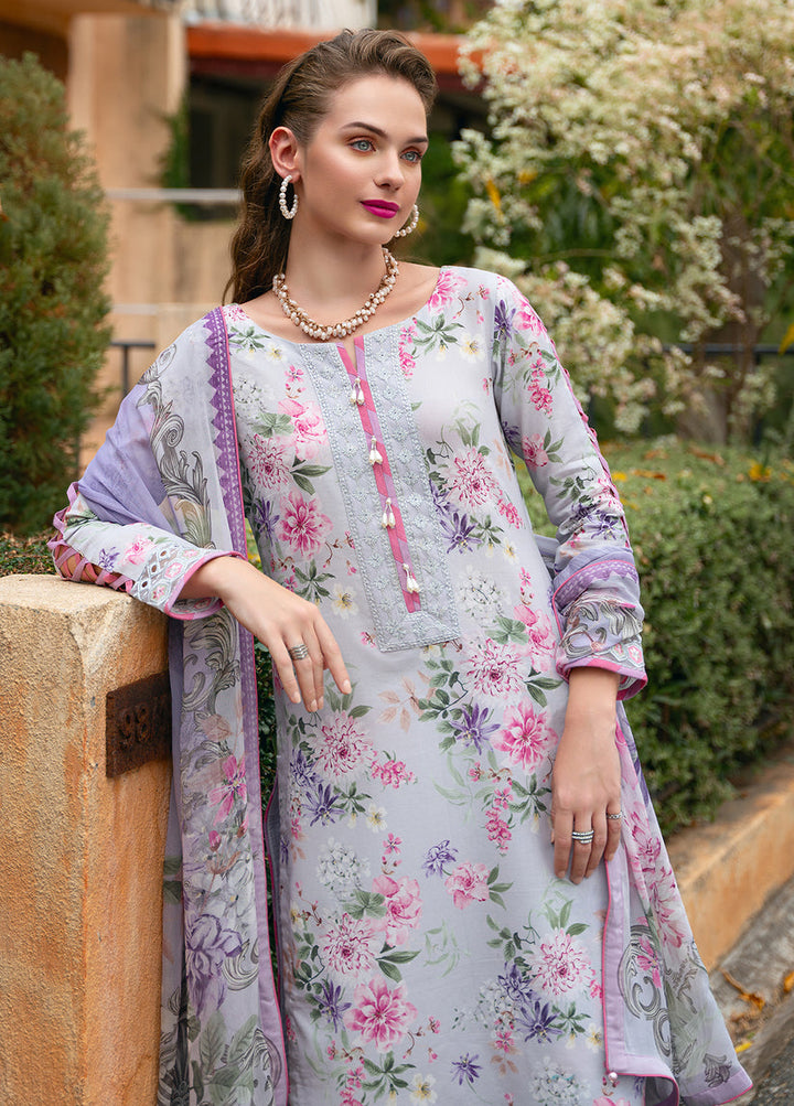 Gulaal | The Enchanted Garden | Violette - Hoorain Designer Wear - Pakistani Ladies Branded Stitched Clothes in United Kingdom, United states, CA and Australia