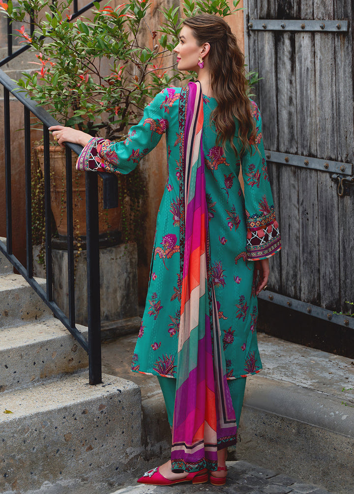 Gulaal | The Enchanted Garden | Almeria - Hoorain Designer Wear - Pakistani Ladies Branded Stitched Clothes in United Kingdom, United states, CA and Australia