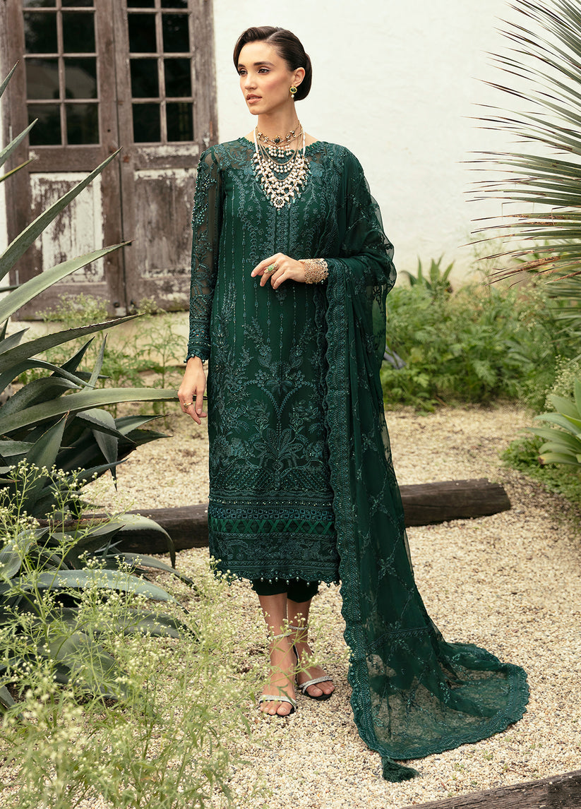 Gulaal Embroidered Chiffon Eid Collection CASSIA – Hoorain