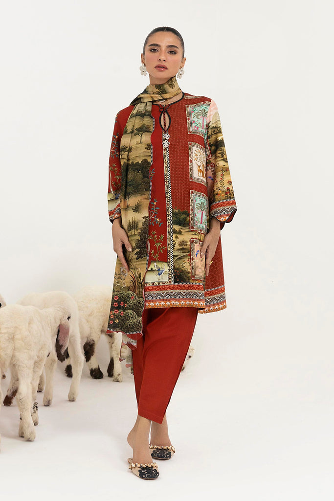 Sana Safinaz | Mahay Winter 25 | H255-009A-2DA – Hoorain Designer Wear