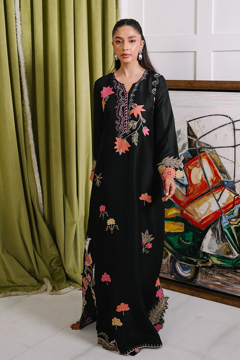 SHORT KAFTAN WITH SHEER SLEEVES MINA MINA