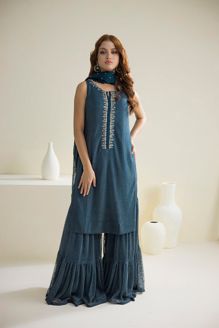 Farhat Jahan | Luxury Pret | Camille - Hoorain Designer Wear - Pakistani Ladies Branded Stitched Clothes in United Kingdom, United states, CA and Australia