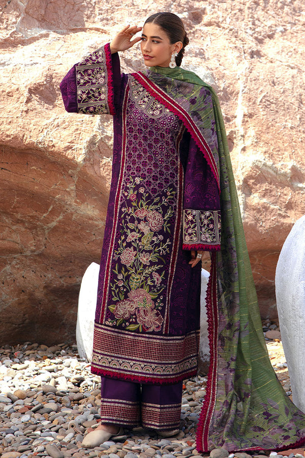 MNR | Festive Lawn 24 | GUL-E-LALA - Hoorain Designer Wear - Pakistani Ladies Branded Stitched Clothes in United Kingdom, United states, CA and Australia
