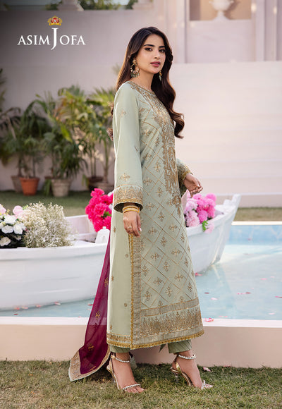 Asim Jofa | Dhanak Rang Collection | AJCF-06 - Hoorain Designer Wear - Pakistani Ladies Branded Stitched Clothes in United Kingdom, United states, CA and Australia