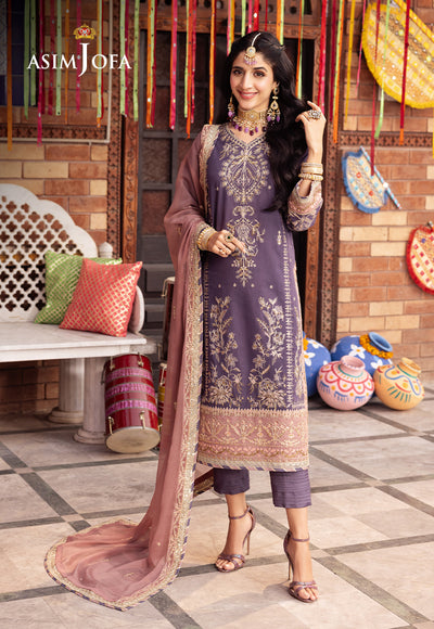 Asim Jofa | Chamak Damak Festive 24 | AJCD-26 - Hoorain Designer Wear - Pakistani Ladies Branded Stitched Clothes in United Kingdom, United states, CA and Australia