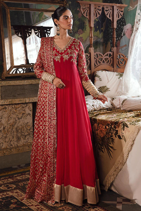 Mushq | Irha Kalidaar Chiffon Pret | MALIAH - Hoorain Designer Wear - Pakistani Ladies Branded Stitched Clothes in United Kingdom, United states, CA and Australia