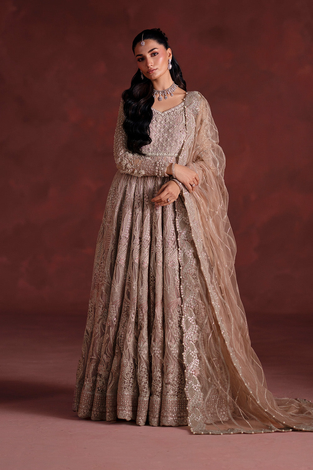 Maryum N Maria | Luxury Silk | Walima Party - MSS5899 S / Bareeza Net