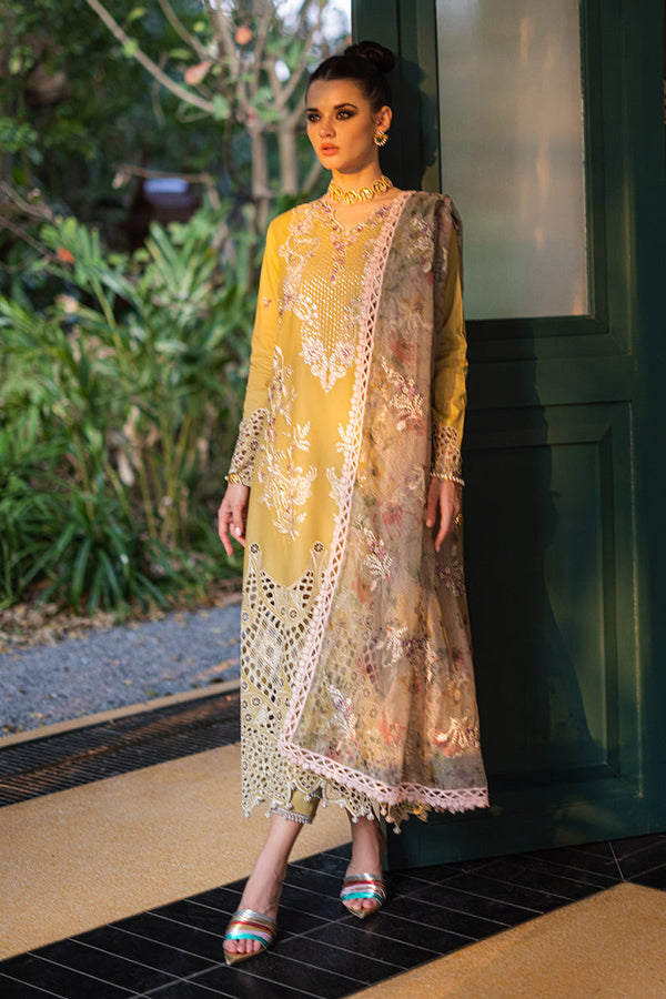Mushq | Orient Express Luxury Lawn | DELICE - Hoorain Designer Wear - Pakistani Ladies Branded Stitched Clothes in United Kingdom, United states, CA and Australia