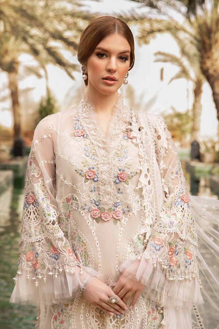 Maria B | Voyage a' Luxe Lawn | D-2405-A - Hoorain Designer Wear - Pakistani Ladies Branded Stitched Clothes in United Kingdom, United states, CA and Australia