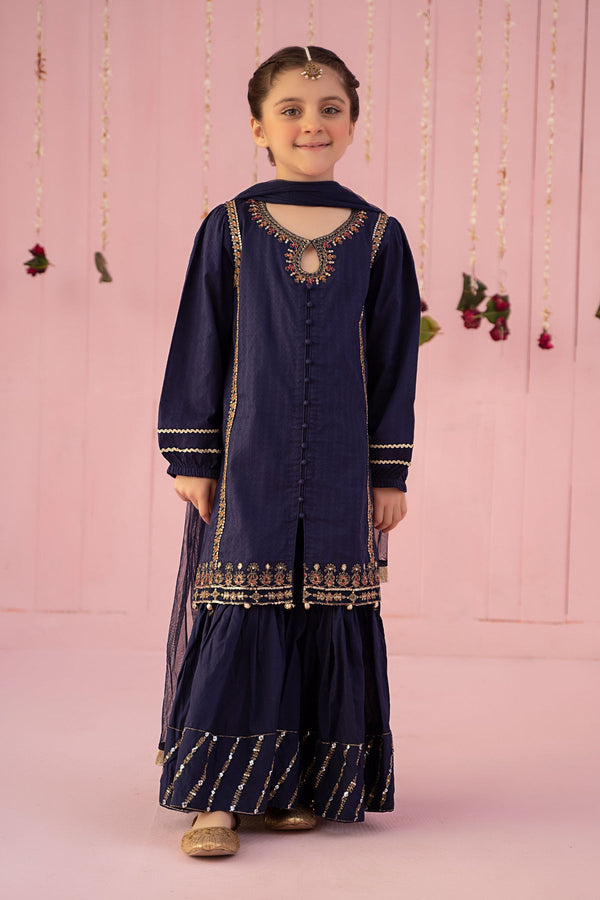 Maria B | Girls Eid Collection | MKD-EF24-20 - Hoorain Designer Wear - Pakistani Ladies Branded Stitched Clothes in United Kingdom, United states, CA and Australia