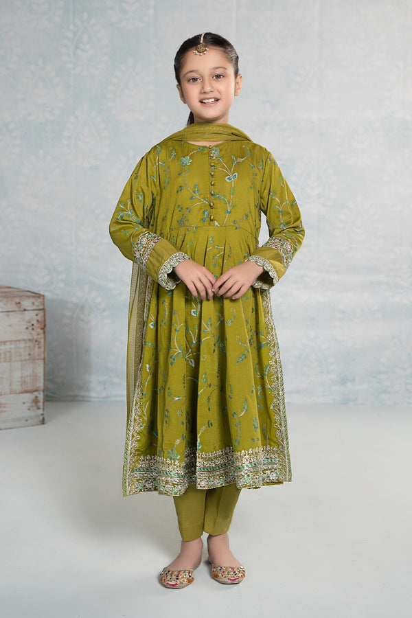 Maria B | Girls Eid Collection | MKD-EF24-23 - Hoorain Designer Wear - Pakistani Ladies Branded Stitched Clothes in United Kingdom, United states, CA and Australia