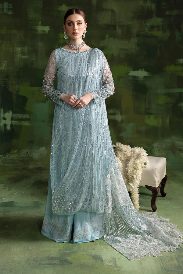 Nureh | Wedding Formals 24 | Aqua Moon - Hoorain Designer Wear - Pakistani Ladies Branded Stitched Clothes in United Kingdom, United states, CA and Australia