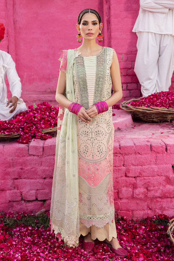 Nureh | Mela Luxury Lawn | NDS-103 - Hoorain Designer Wear - Pakistani Ladies Branded Stitched Clothes in United Kingdom, United states, CA and Australia
