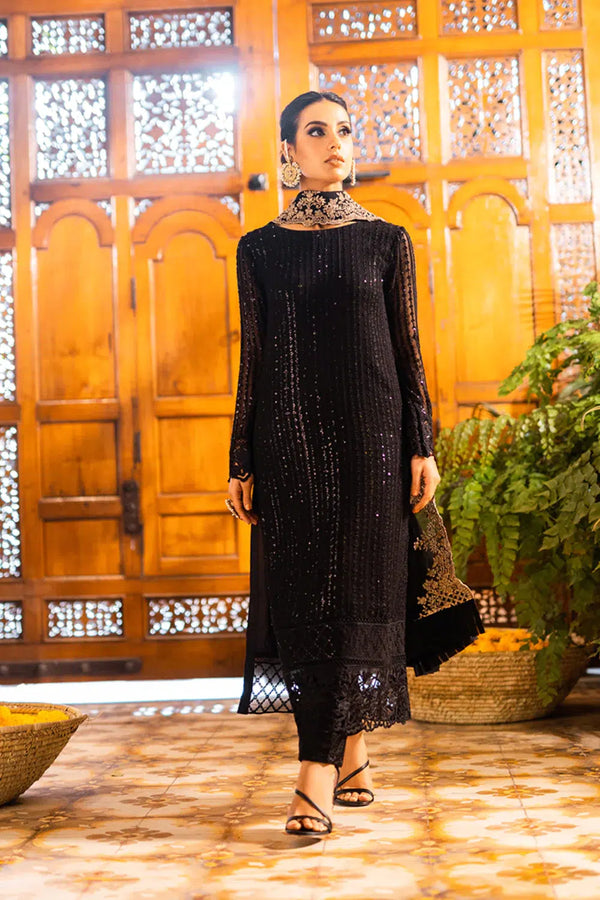 Azure | Embroidered Formals | Onyx Dove - Hoorain Designer Wear - Pakistani Ladies Branded Stitched Clothes in United Kingdom, United states, CA and Australia