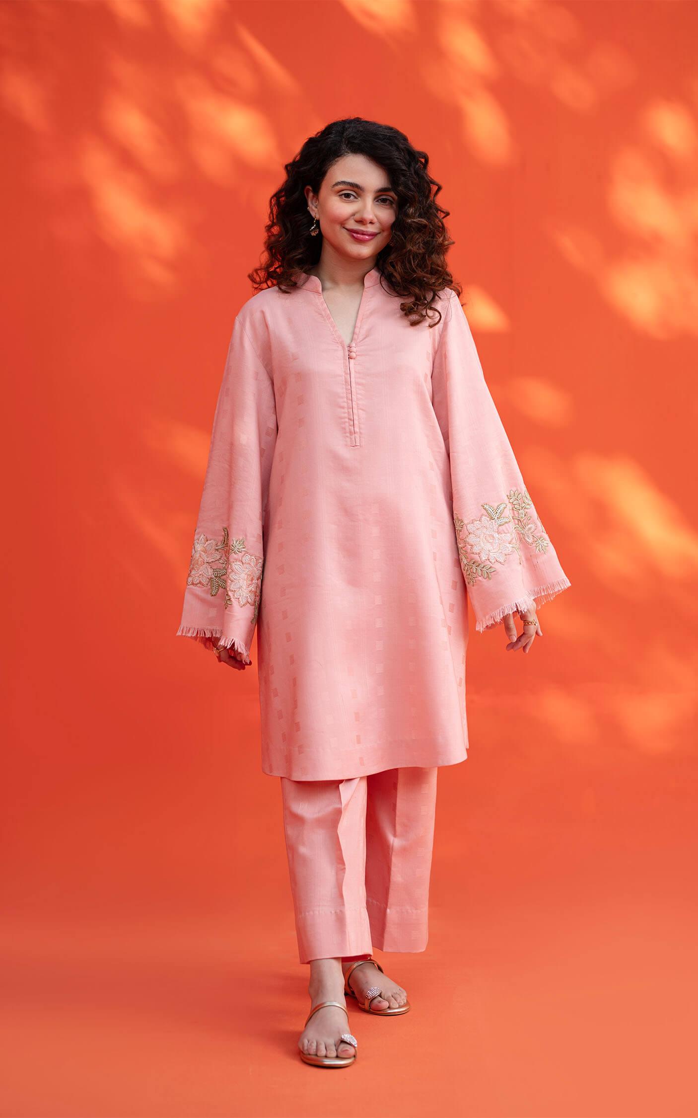 Asifa & Nabeel Pret Embroidered 2 Piece Suit KHDR004