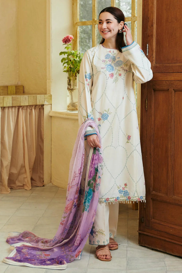 Zara Shahjahan | Coco Lawn 24 | RUHI-10A - Hoorain Designer Wear - Pakistani Ladies Branded Stitched Clothes in United Kingdom, United states, CA and Australia